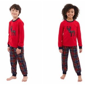 Eddie Bauer Unisex Red Holiday Plaid Sleep Set PJ Lounge Set